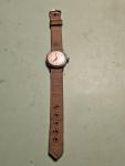 1940s Clinton Military Watch Silver Dial Luminous