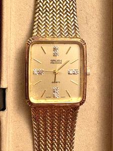 Vintage Gruen Diamond Dial Men's Dress Watch