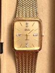 Vintage Gruen Diamond Dial Men's Dress Watch