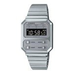 Casio A100WE-7B Vintage Silver Tone Digital Watch