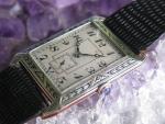 Zenith 18k White Gold Art Deco Watch