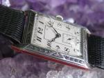 Zenith 18k White Gold Art Deco Watch
