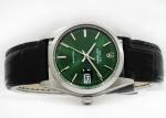 Rolex Oysterdate Green Dial 34mm Men's Watch