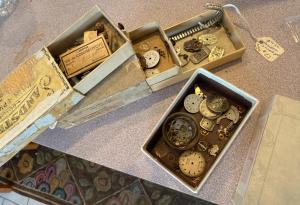 1950s Sandsteel Eterna Watch Parts Movement & Dial