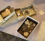 1950s Sandsteel Eterna Watch Parts Movement & Dial