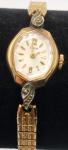 Elgin Ladies Vintage Cocktail Watch with 10K Bezel