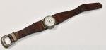 WWII Era Swiss Military Vintage Watch with Leather Band