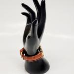 Vintage Gold Tone Skeleton Mens Watch 34mm