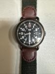 Vintage Swiss Army Men's Gunmetal Field Watch