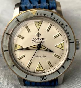 60's Zodiac Sea Wolf Diver Watch 35mm