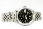 Rolex Oysterdate Black Dial Men's Steel Watch 34mm