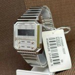 Casio A100WE-7B Vintage Silver Tone Digital Watch