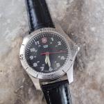 Swiss Army Vintage Black Dial Field Watch
