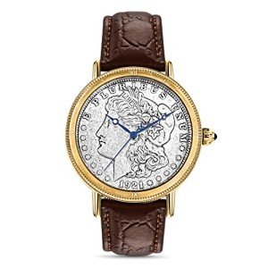 Stauer Morgan Silver Dollar Men's Vintage Watch