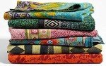 Vintage Kantha Quilt - Unique Ethnic Design