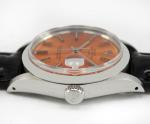 Rolex Oyster Perpetual Date Orange Dial Watch 34mm