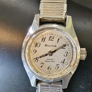 1970s Bulova Women's Silver Wind-Up Watch