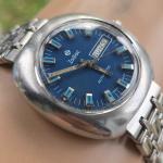 Zodiac Automatic Men's Watch, Blue Dial, 1970s