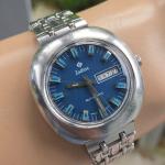 Zodiac Automatic Men's Watch, Blue Dial, 1970s