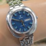 Zodiac Automatic Men's Watch, Blue Dial, 1970s