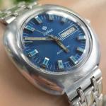 Zodiac Automatic Men's Watch, Blue Dial, 1970s