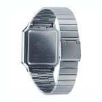 Casio A100WE-7B Vintage Silver Tone Digital Watch