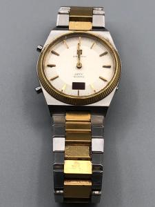 1970s Zenith Defy LED Stainless Steel Gold Watch