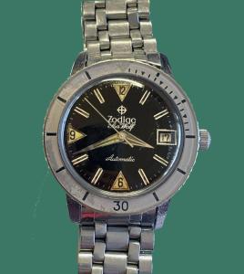 Zodiac Seawolf Vintage 1960s Automatic Wristwatch