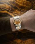 Nivada Grenchen F77 Tiger Eye Bicolor Watch