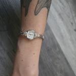 Waltham Ladies Vintage Cocktail Watch in Silver