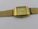 Gold Tone Vintage Helbros Quartz Dress Watch