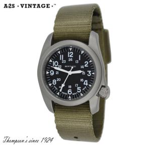 Bertucci A-2S Vintage Black Dial Field Watch