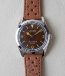 Nivada Grenchen Super Antarctic Tropical Brown Strap