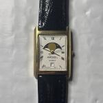 Axcess Moonphase Vintage Quartz Tank Watch