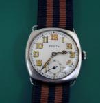 1915 Zenith Sterling Trench Military Men's Watch