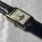 Axcess Moonphase Vintage Quartz Tank Watch