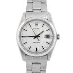 Rolex Oysterdate Precision White Stainless Steel Watch