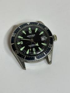 Vintage Swiss Diver Watch with Calendar, 36mm