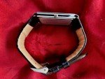 Seiko Vintage Slim Tank Quartz Leather Watch
