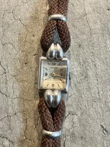 1950s Eterna Vintage Watch with Brown Leather Strap