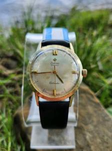 Zodiac 1950s Men's 33mm Gold Tone Watch