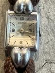 1950s Eterna Vintage Watch with Brown Leather Strap