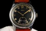 Zenith DH Vintage Military Wristwatch with Black Dial