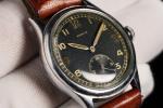 Zenith DH Vintage Military Wristwatch with Black Dial