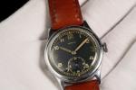 Zenith DH Vintage Military Wristwatch with Black Dial
