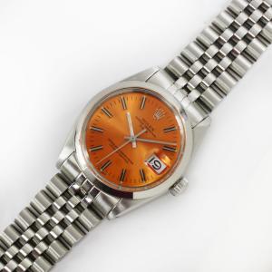 Rolex Oyster Perpetual Automatic Date Orange Dial 34mm