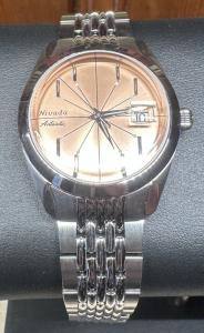 Nivada Grenchen Antarctic Spider Watch - Salmon