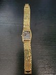 Rare Vintage Seiko Slim Gold Tank Watch