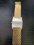 Rare Vintage Seiko Slim Gold Tank Watch