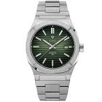 CADISEN Men's Vintage Mechanical Diving Watch - Green